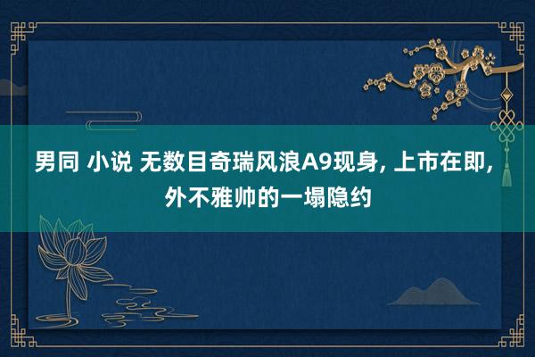 男同 小说 无数目奇瑞风浪A9现身, 上市在即, 外不雅帅的一塌隐约